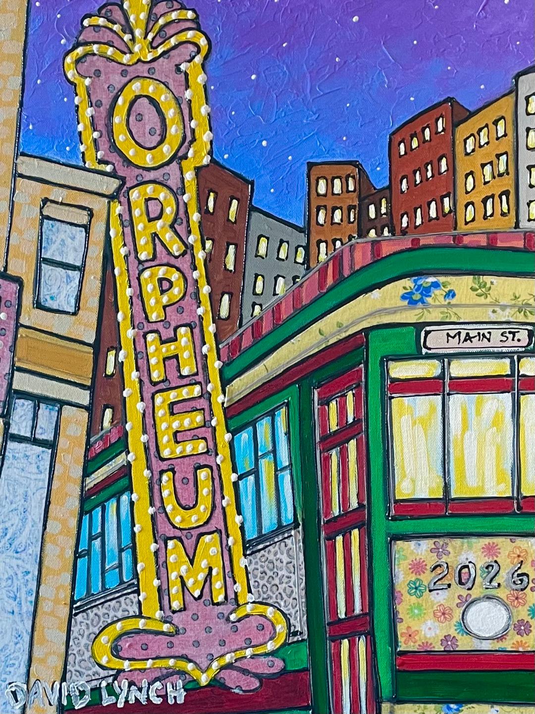 "The Orpheum (w/Fabric)" Original Local Artist David Lynch