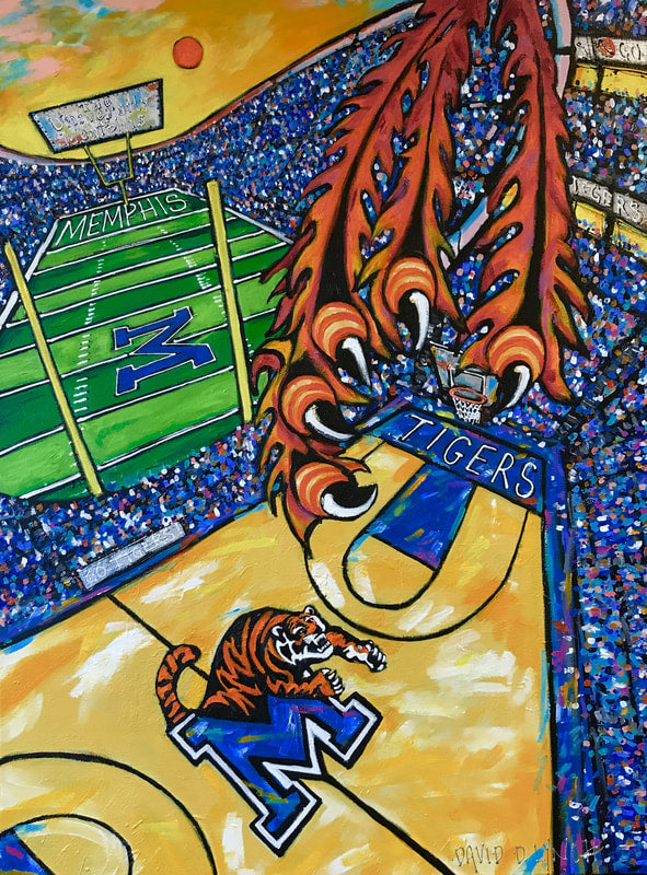 "Tiger Town 2.0" Print by David Lynch