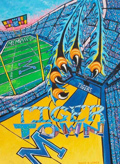 "Tiger Town" Print by David Lynch