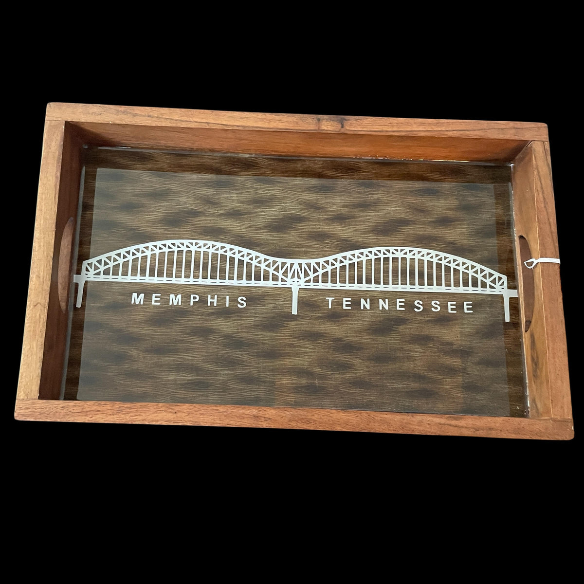Memphis, Tennessee Wooden Tray:  Local artist AnnaMade Designs