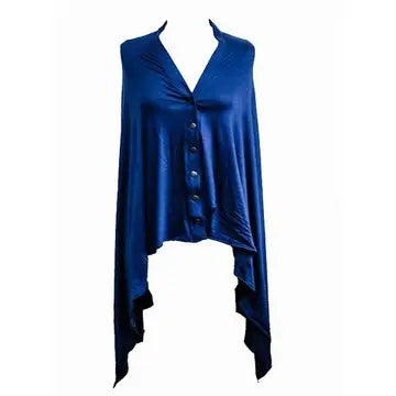 Navy Blue Infinity Shawl