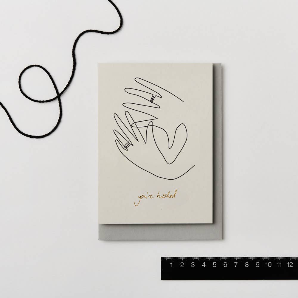 Lines Hitched Card
