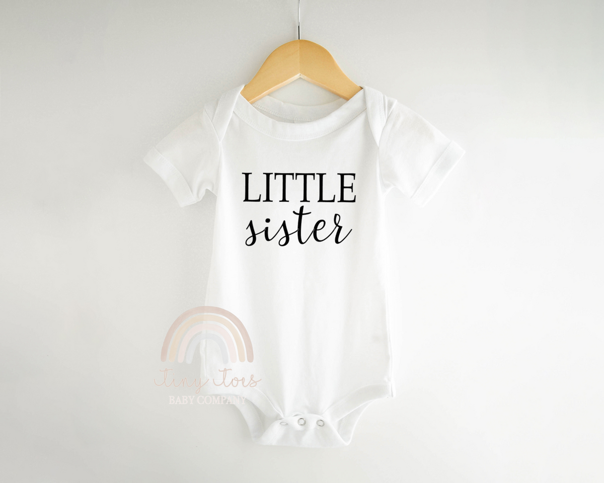 Little Sister Baby Girl Bodysuit