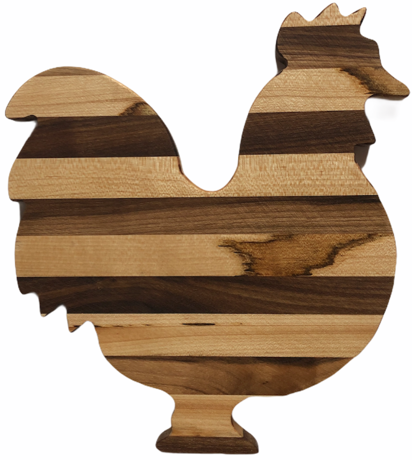 Rooster Charcuterie / Cutting Board Large
