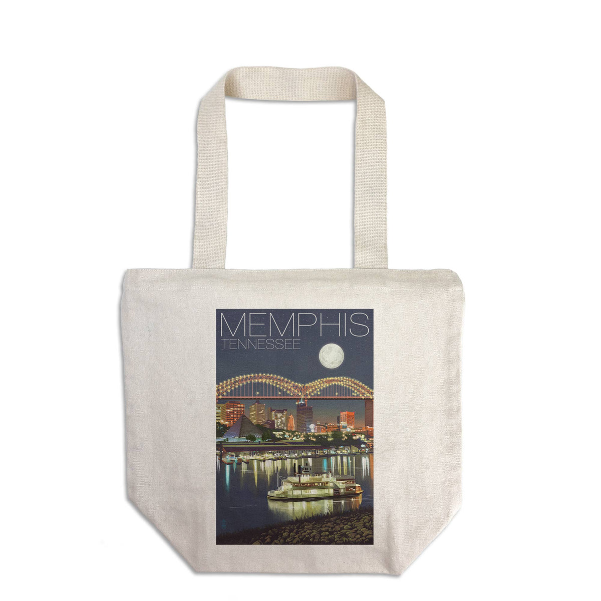 TOTE BAG Memphis, Tennesseee, Skyline at Night