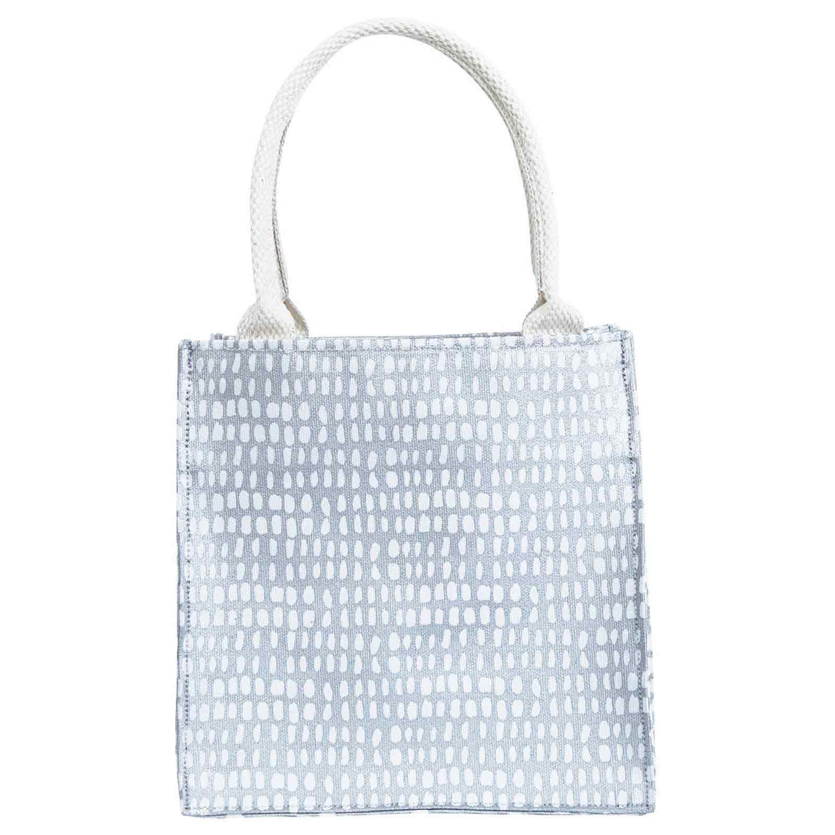 SILVER DOTS LARGE Itsy Bitsy Gift Bag
