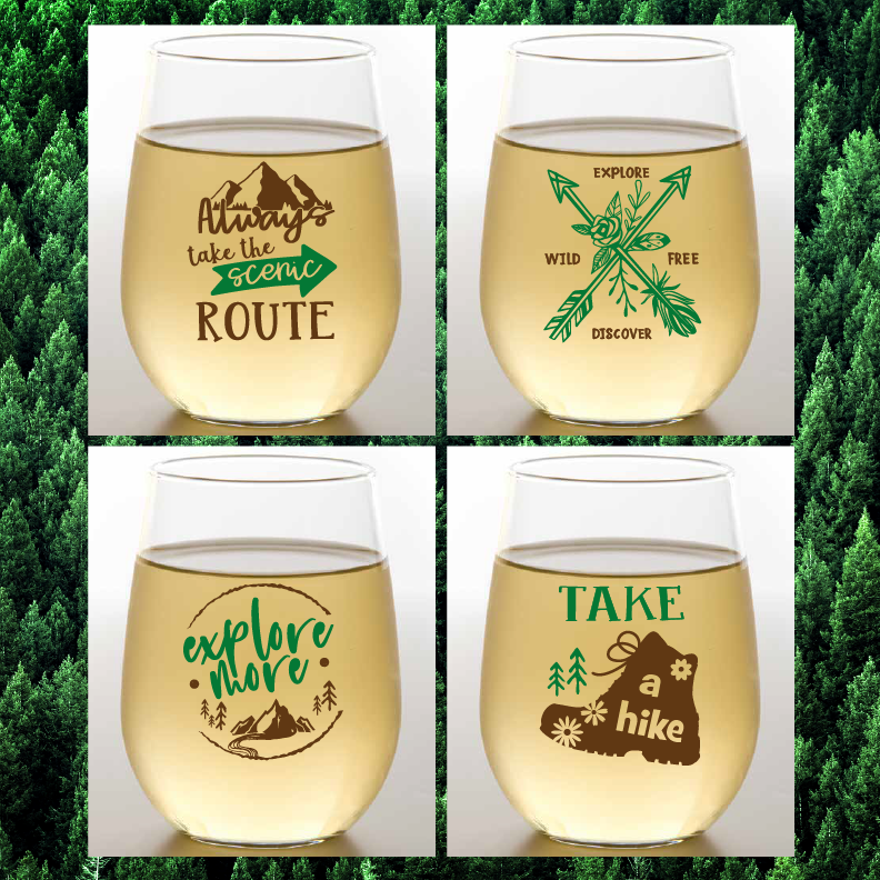 GREAT OUTDOORS Shatterproof Wine Glasses