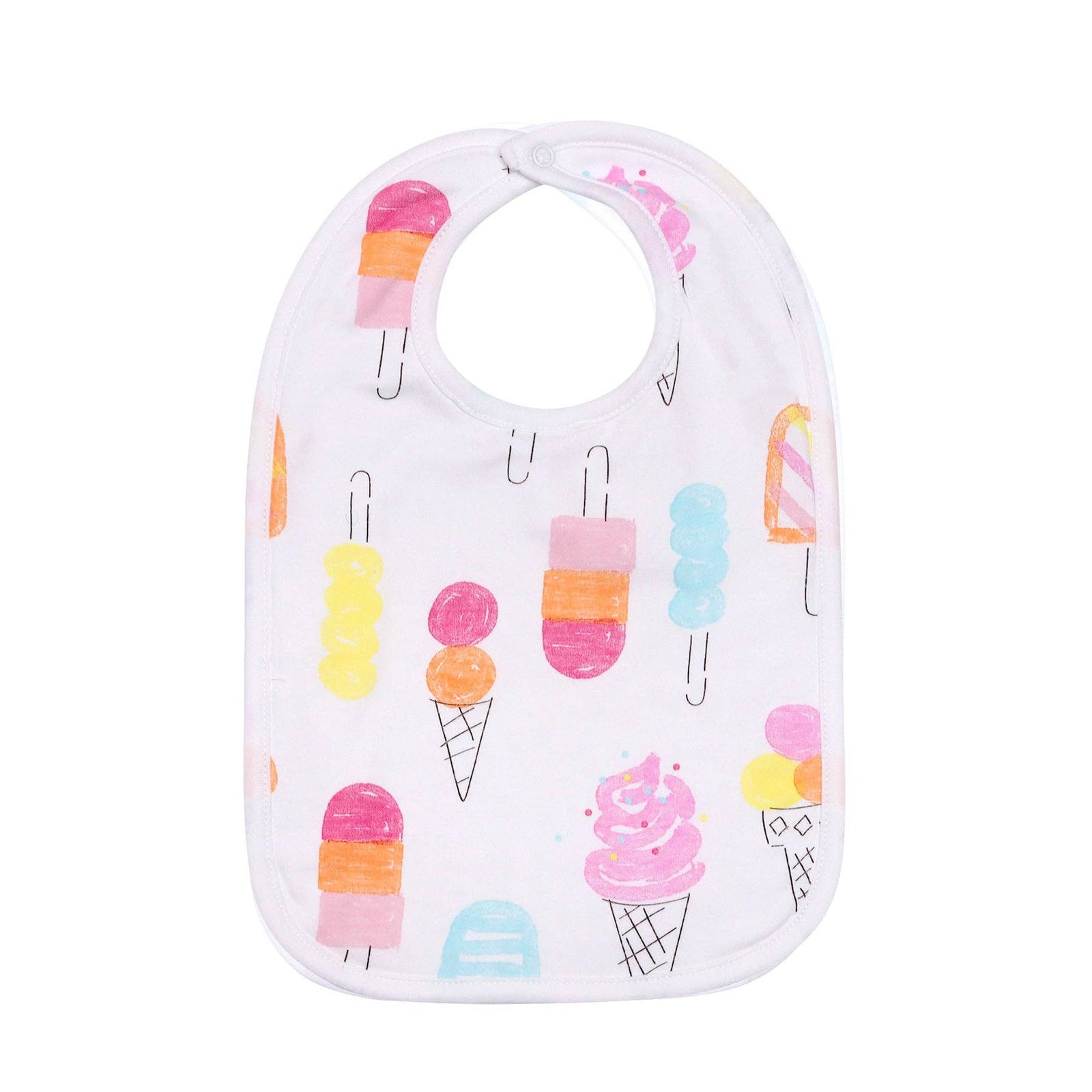 Ice Cream Bib in Pink