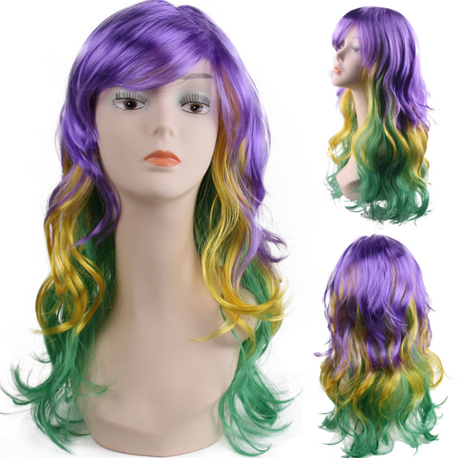 mardi gras wig