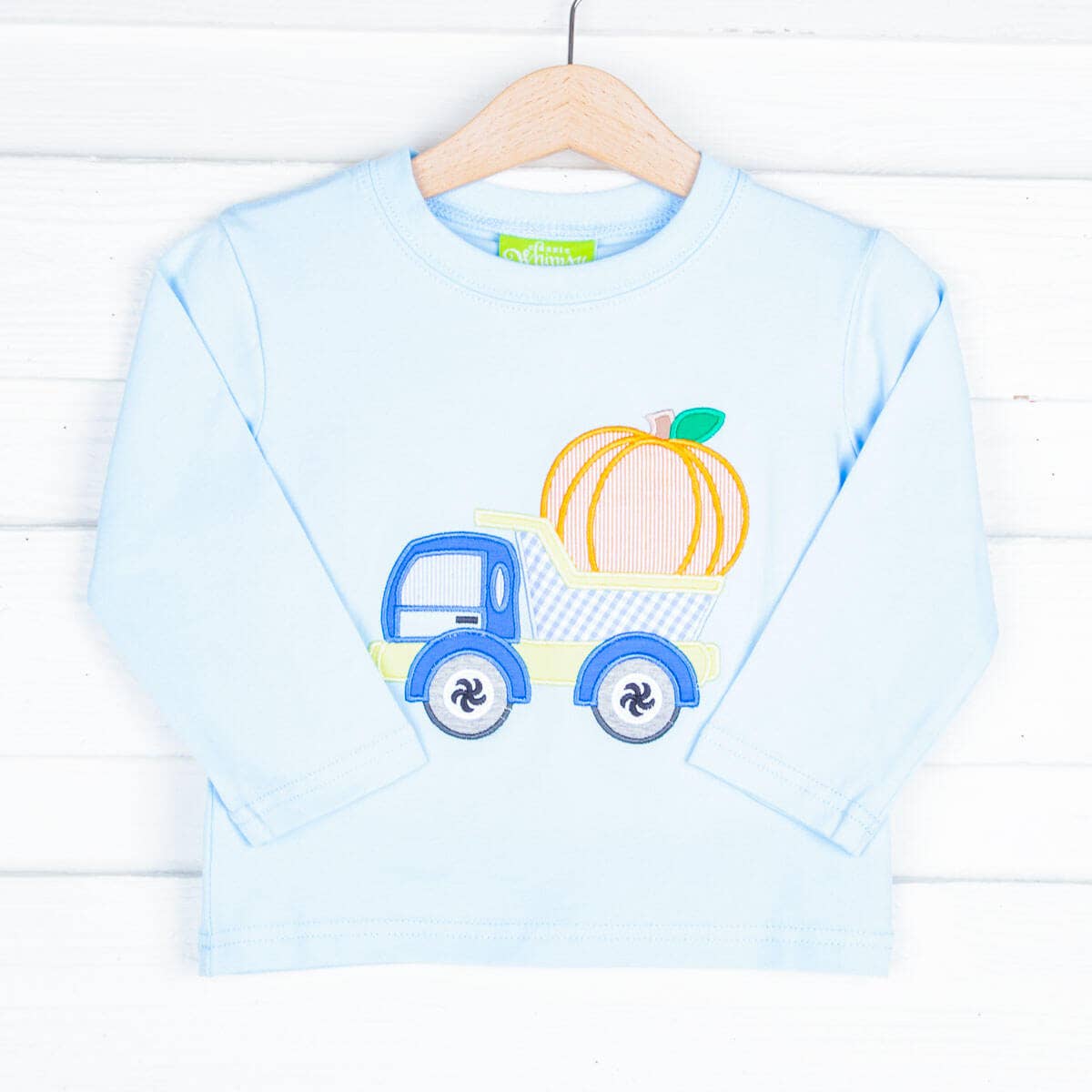 Pumpkin Dump Truck Long Sleeve Shirt