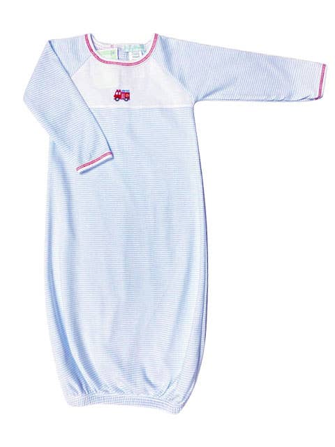 Traffic Baby Boy Day gown Pima Cotton