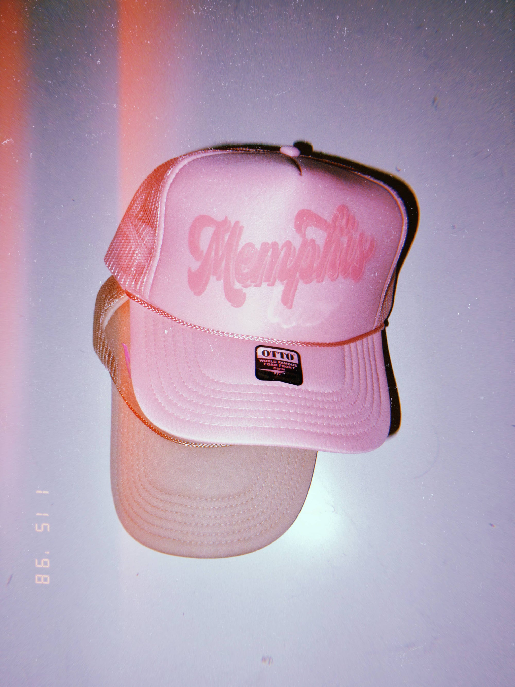 Memphis, Tennessee Pink Trucker Hat