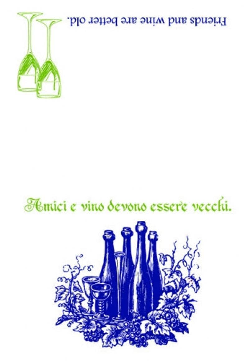 Friends and Wine dish towel