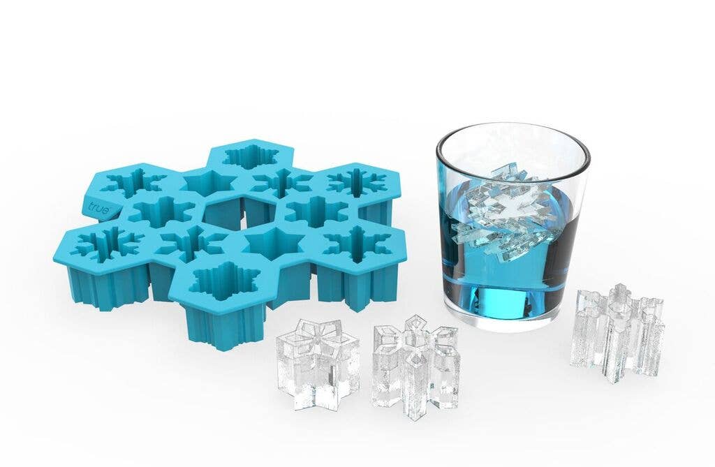 Snowflake Silicone Ice Cube Tray by TrueZoo
