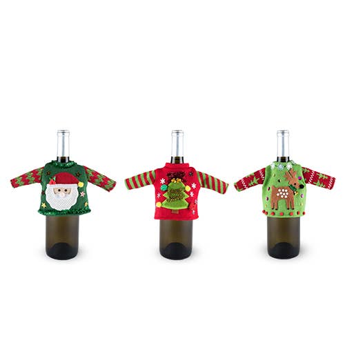 Jubilee Assorted Ugly Wine Sweaters