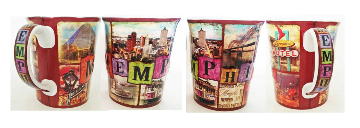 Memphis Mug Embossed with Photos