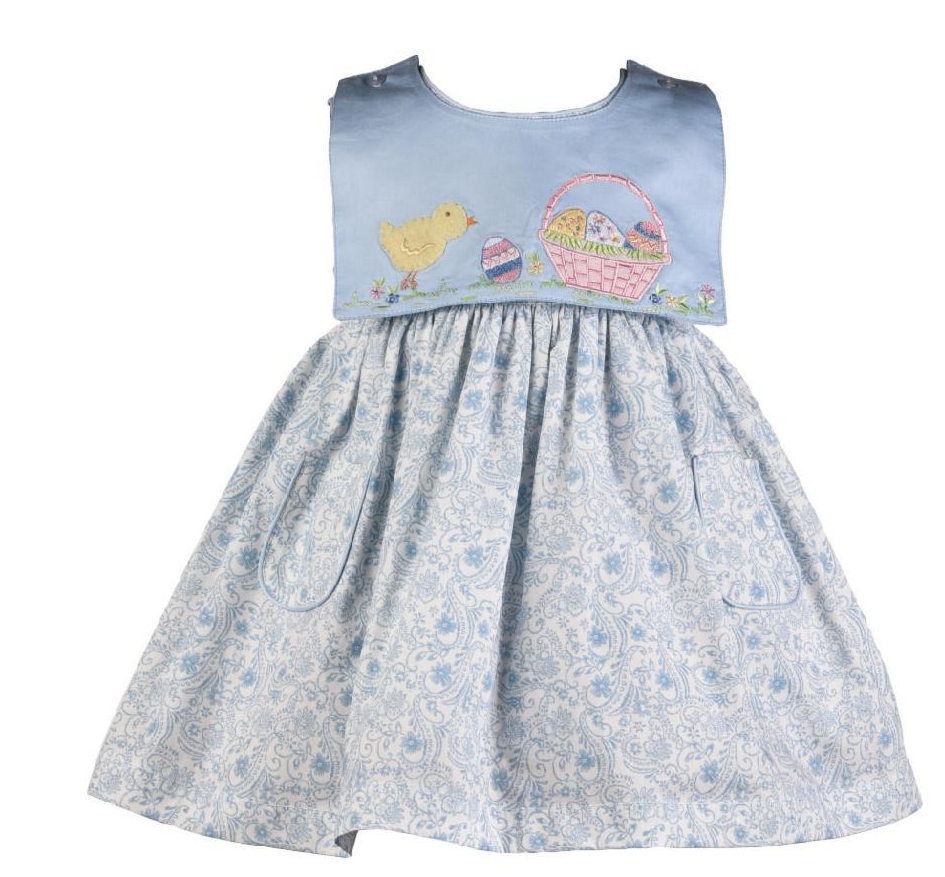 Toile Dress with Chick Reversible Collar