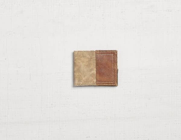 Canvas Bi-Fold Wallet