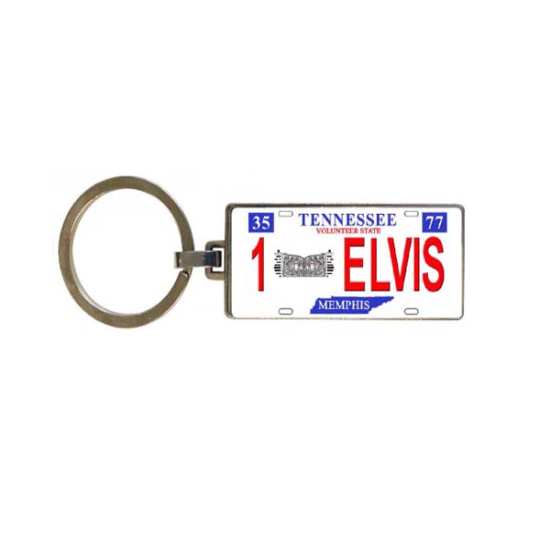Elvis Keychain - License Plate 1 Elvis