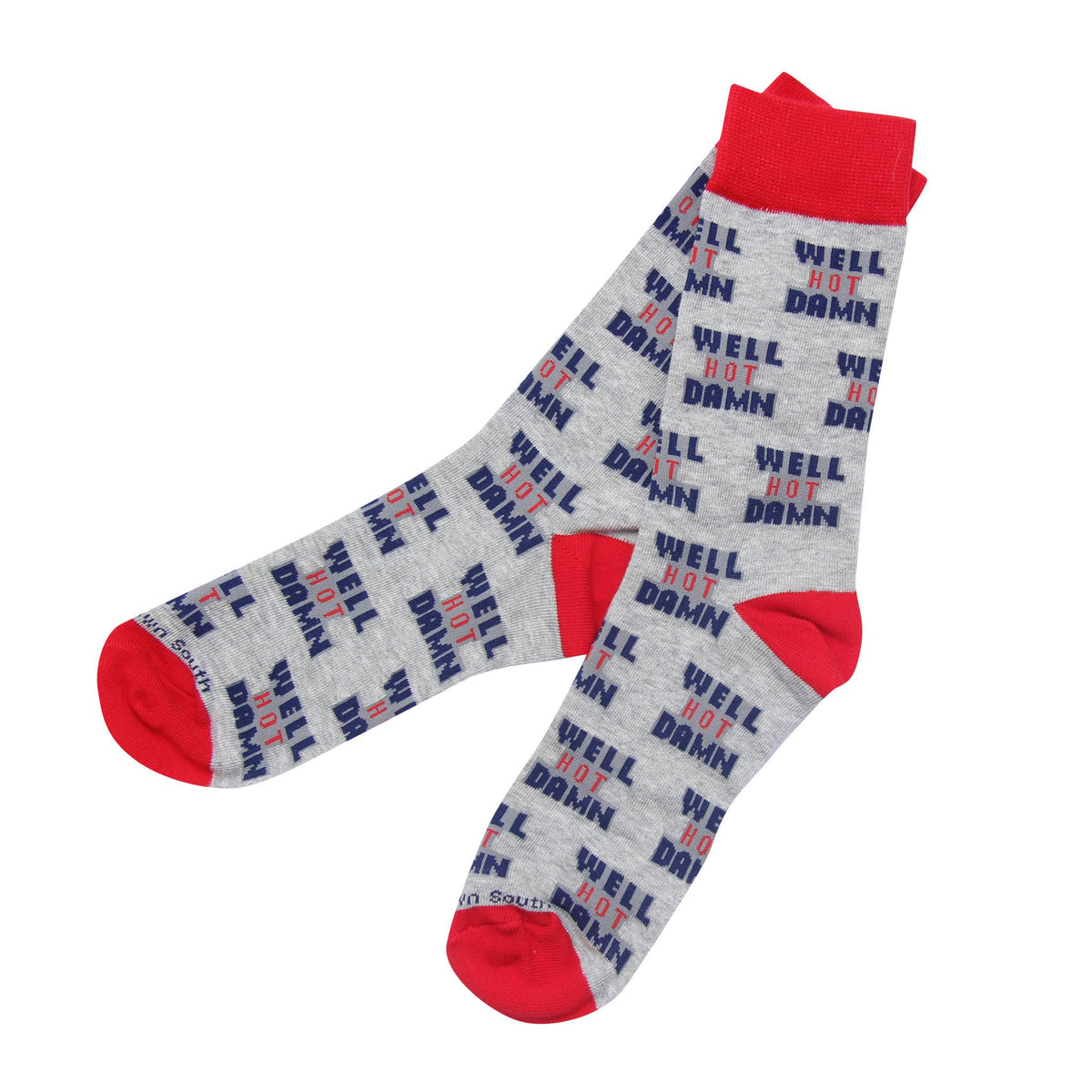 Well Hot Damn Socks - Funny Socks - Southern Sayings - Socks