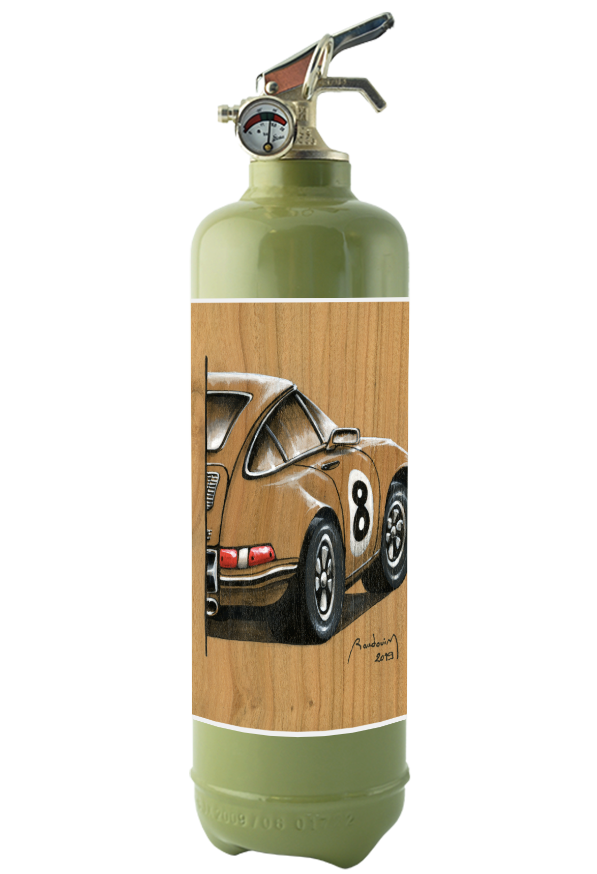 Porsche 911 Kaki Extinguisher