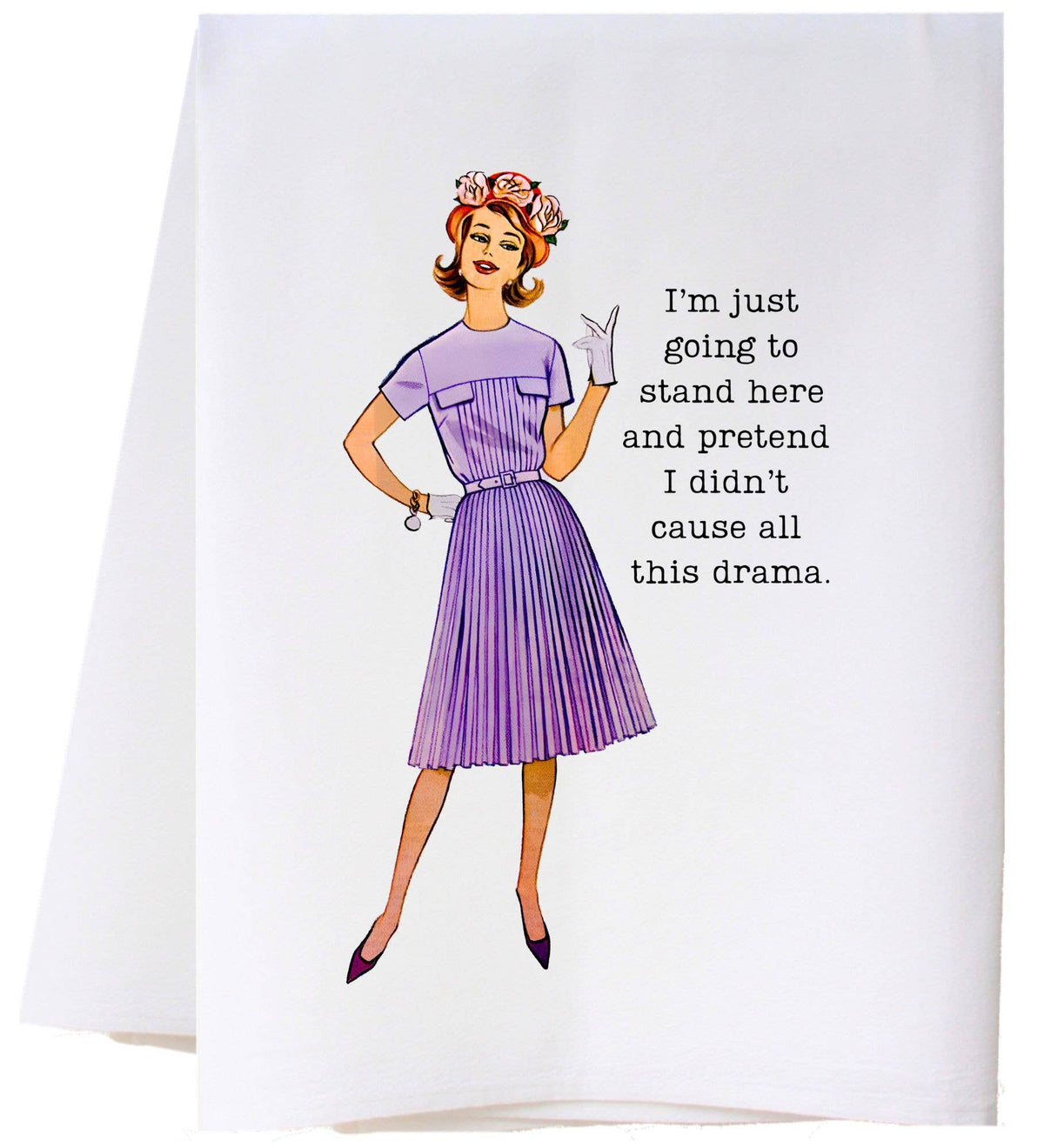 ALL THIS DRAMA FLOUR SACK TOWEL