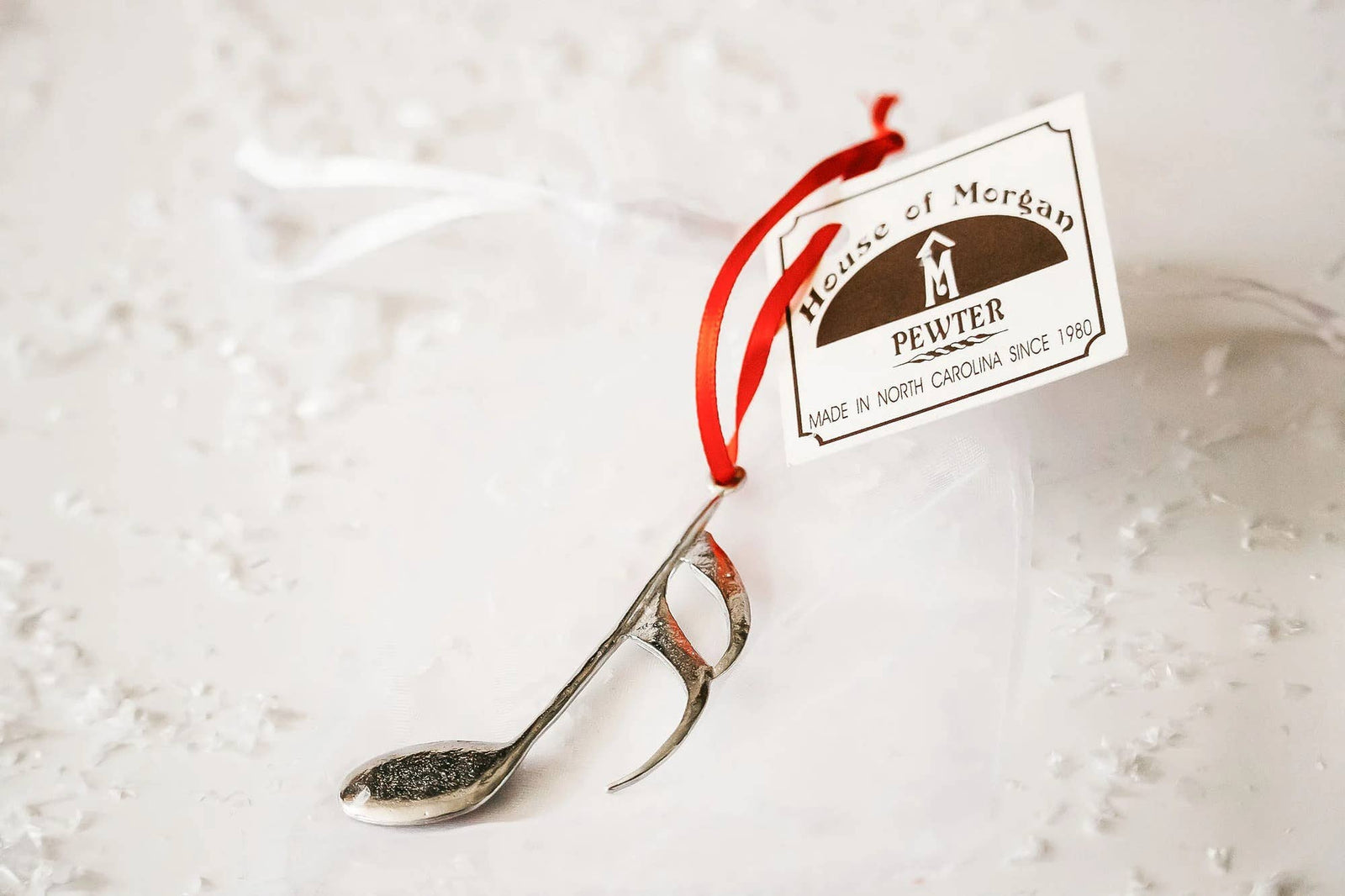 Handmade Music Christmas Ornament - Sixteenth Note