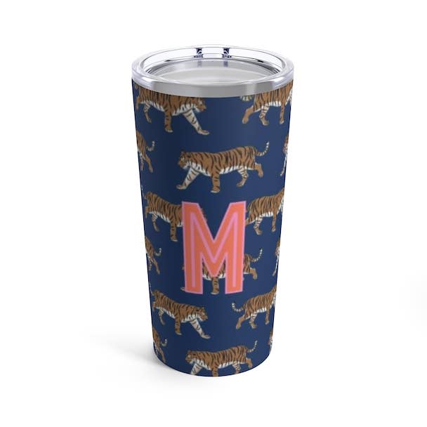 Tiger Monogram Collection Tumblers-Large