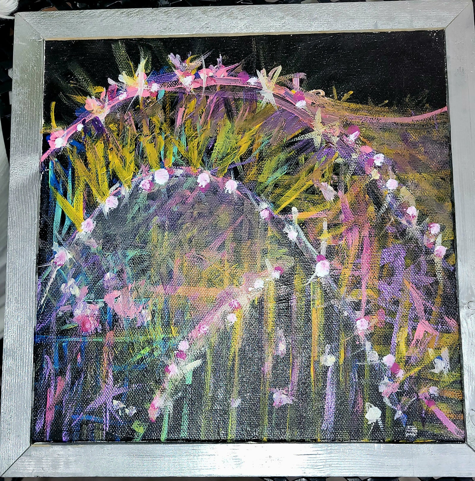 "Memphis Lites small"  Original- Judy Vandergrift