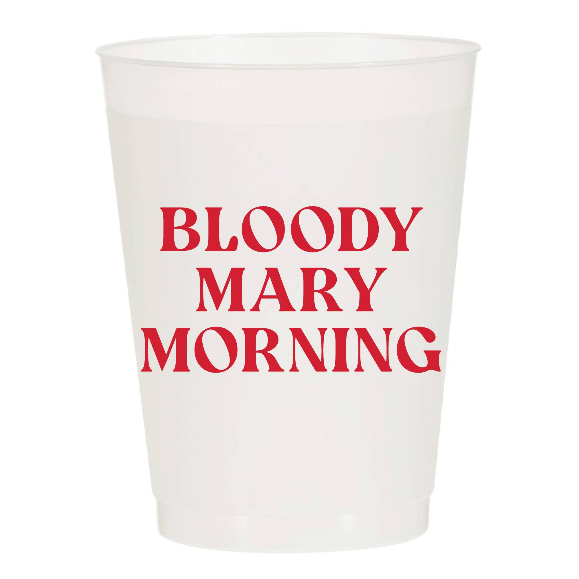 Bloody Mary Morning Tailgate Frosted Cups - Sports: Pack of 6