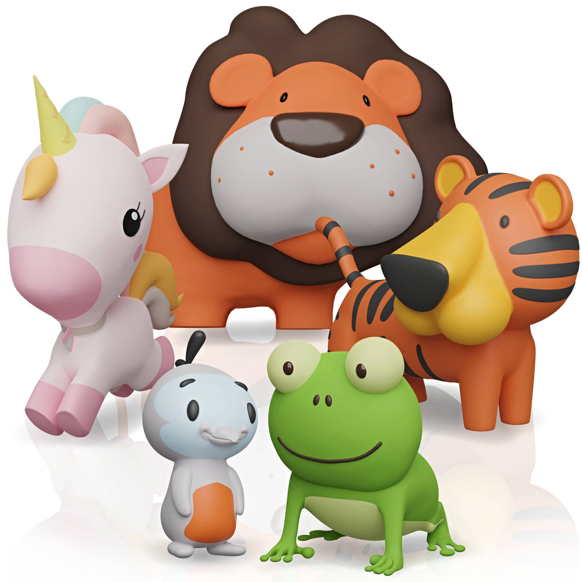 Wild Animals Bath Toys