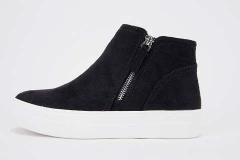 Route Zipper Wedge Sneaker