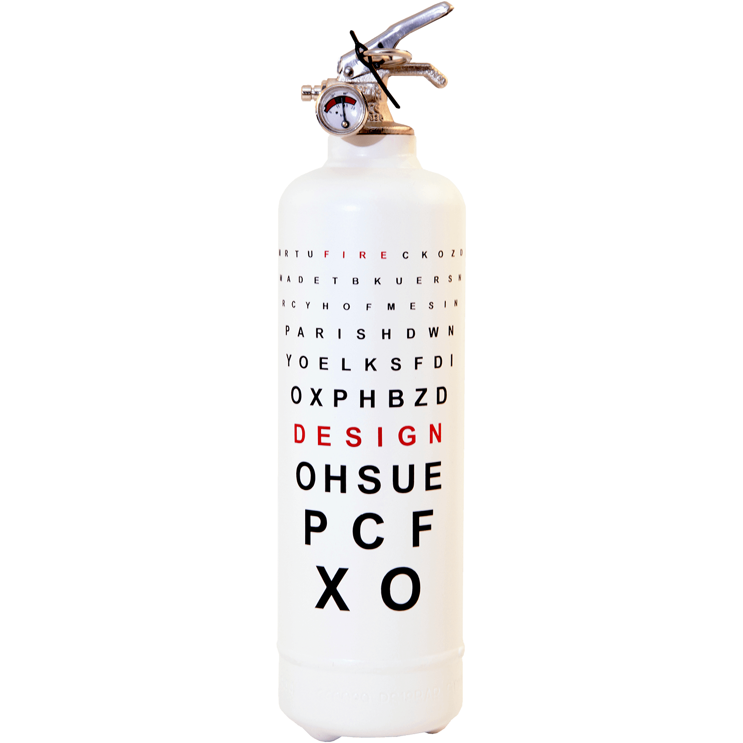 OPHTHALMIC design fire extinguisher