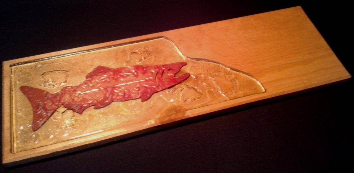 Salmon Cheese Plate
