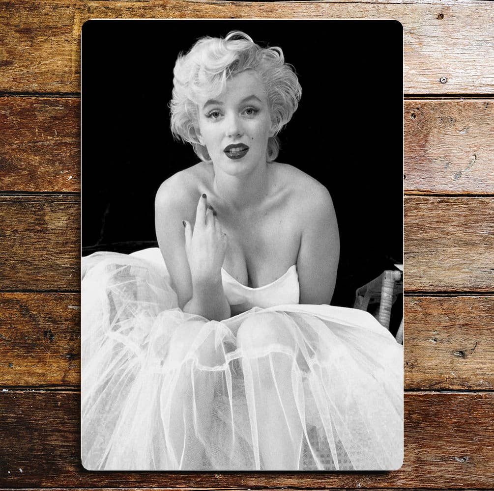 Marilyn Monroe Ballet Metal Sign