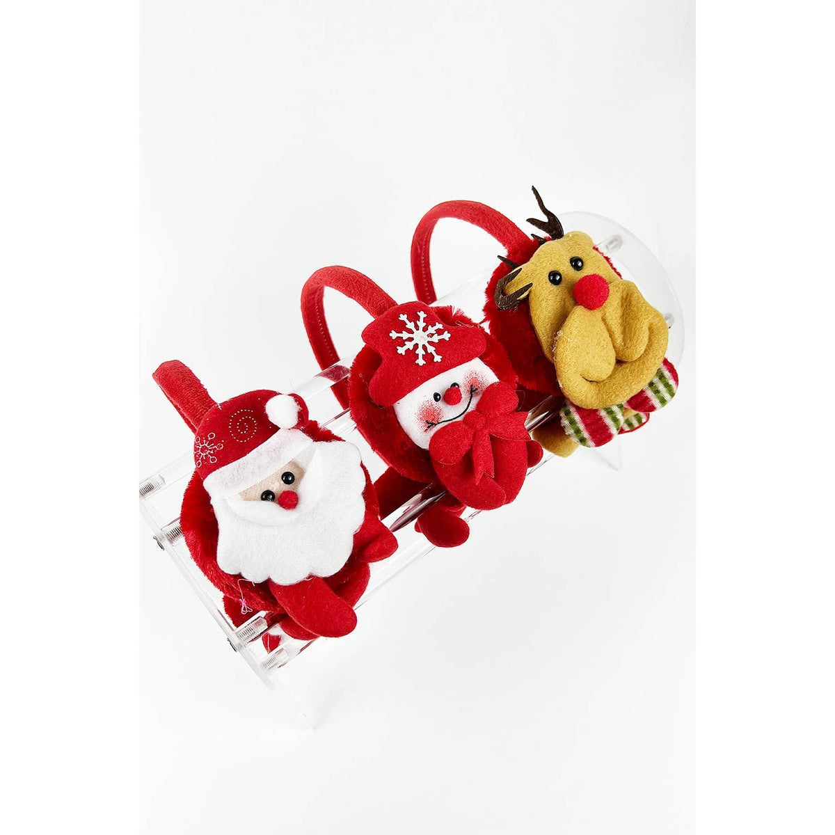 ASSORTED SANTA AND FRIEND CHRISTMAS EARMUFFS