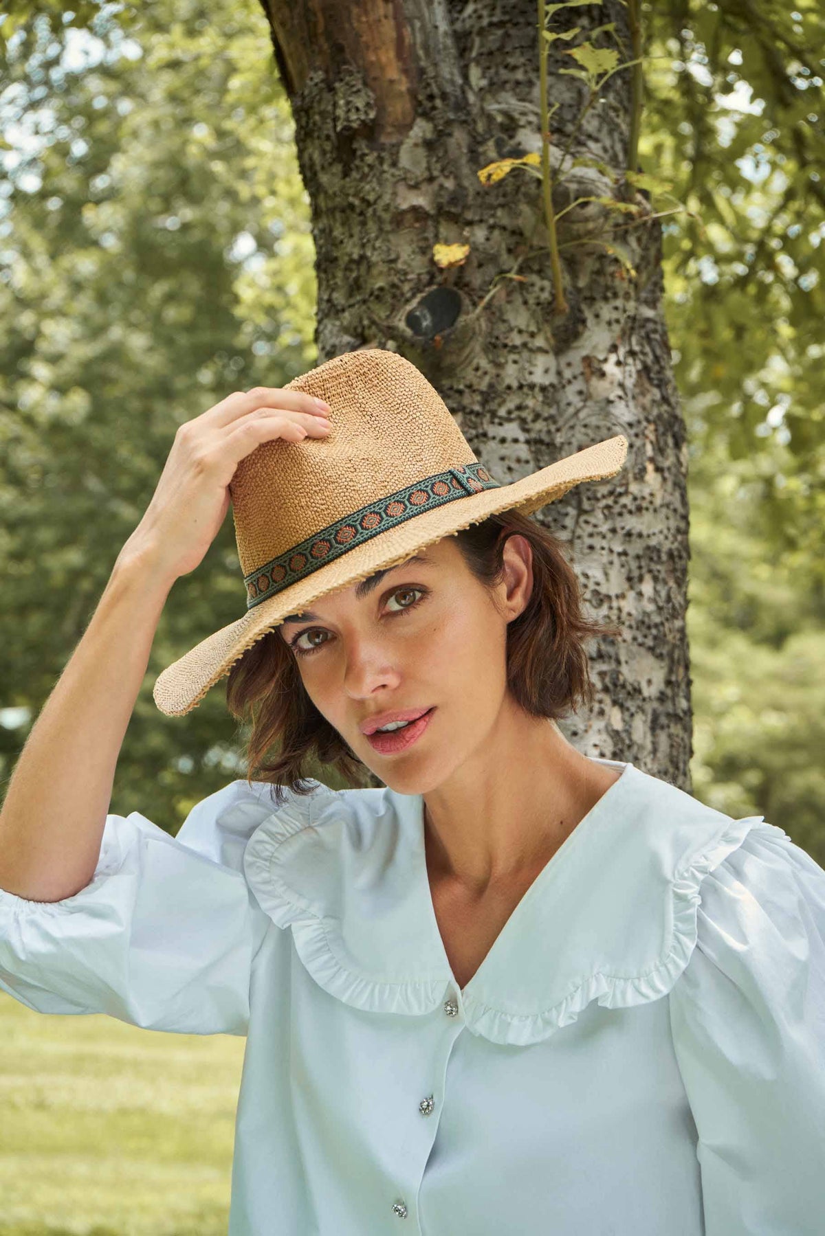 Natasha Hat Persian Tile Band