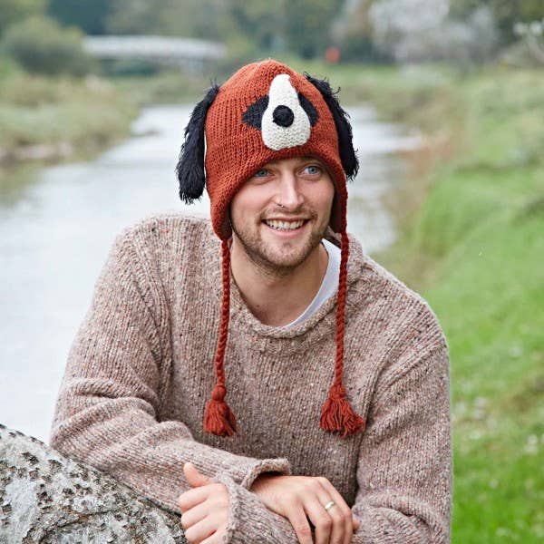 DOG Handmade Wool Animal Winter Hat - Woolly Hat