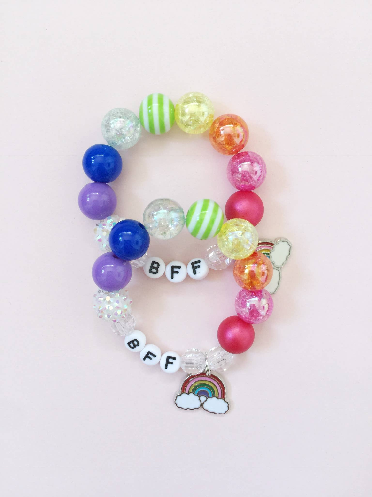 BFF Rainbow Charm Bracelet (1 bracelet)