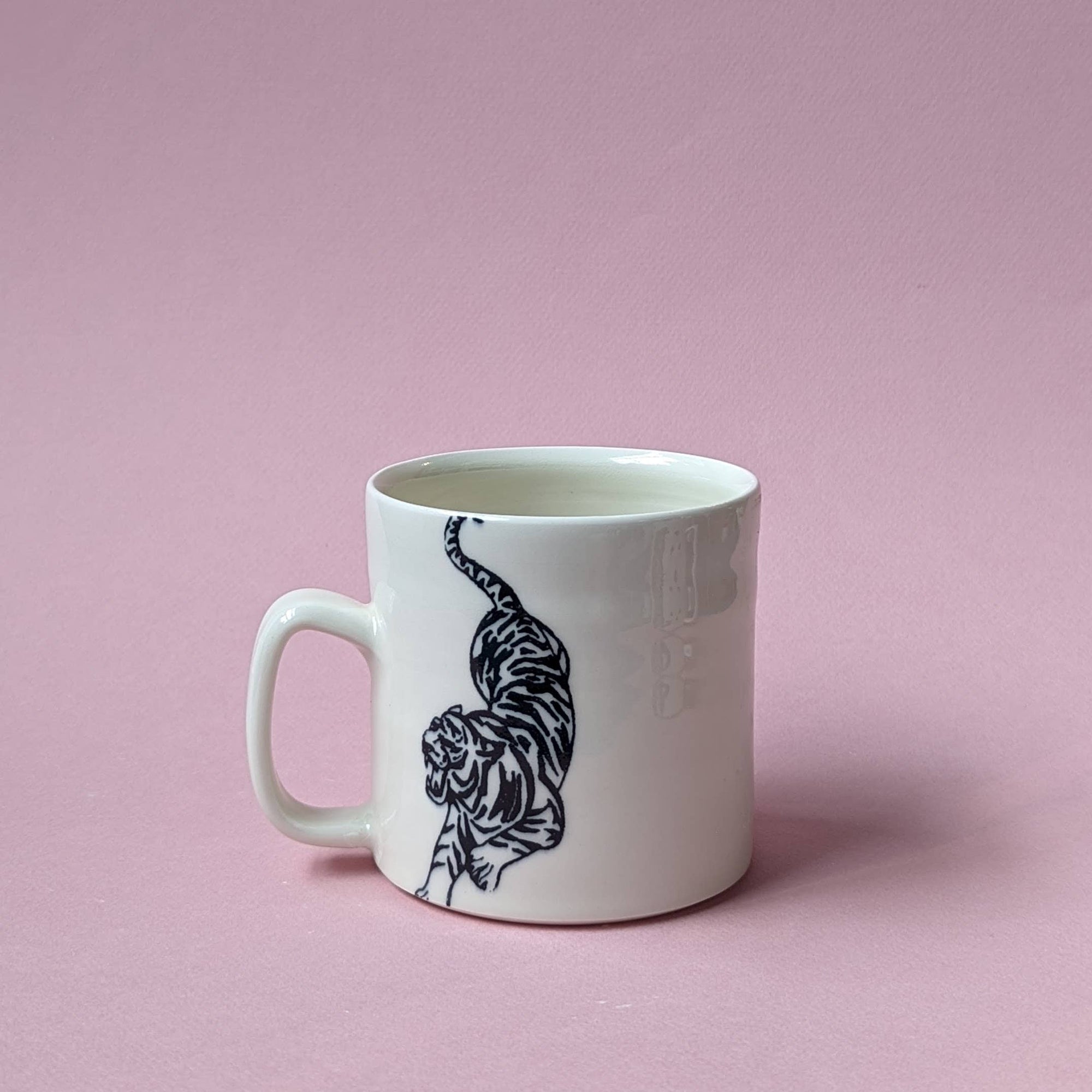 Black and White Tiger Mug