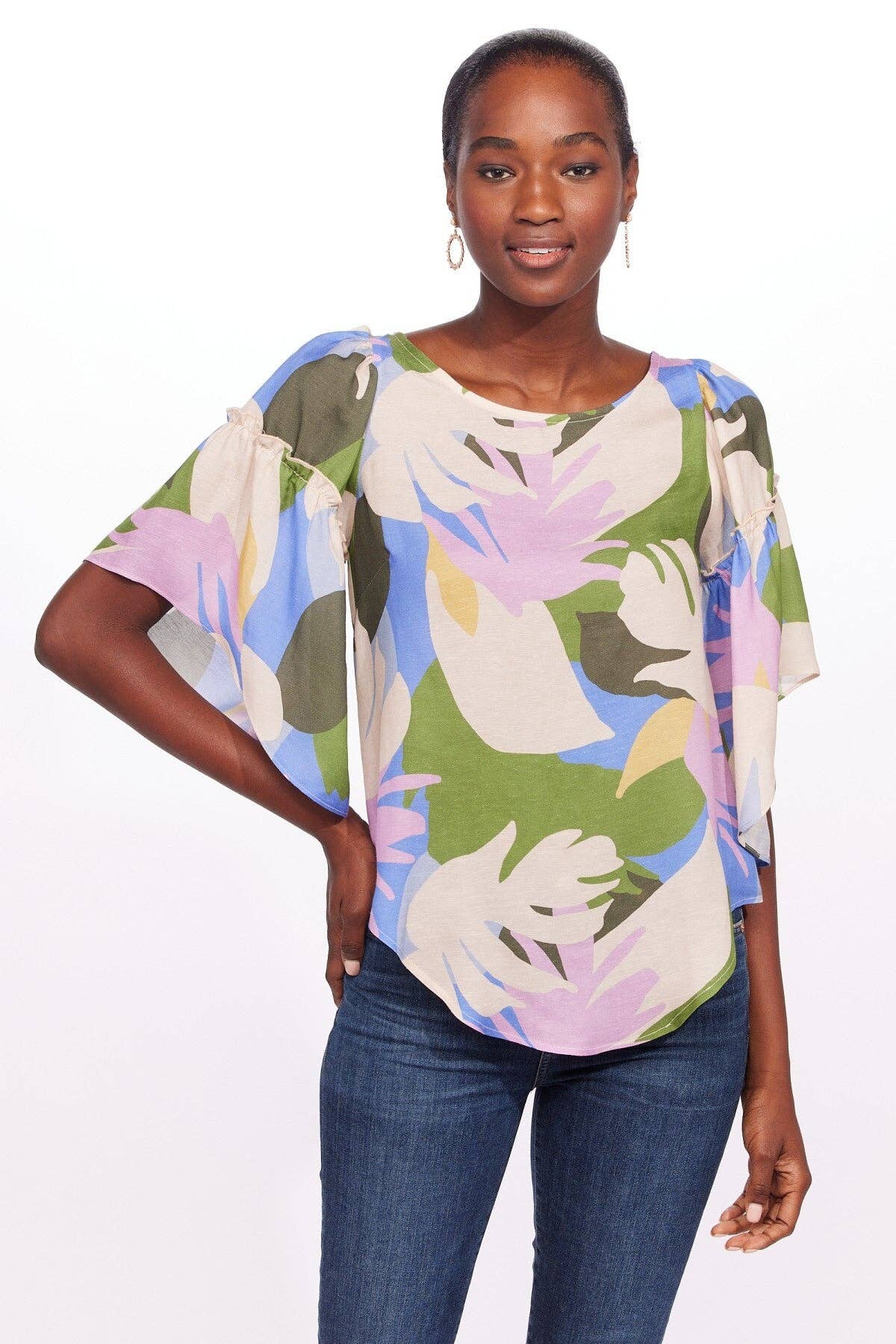 BLOUSE  Emma Top - Palm