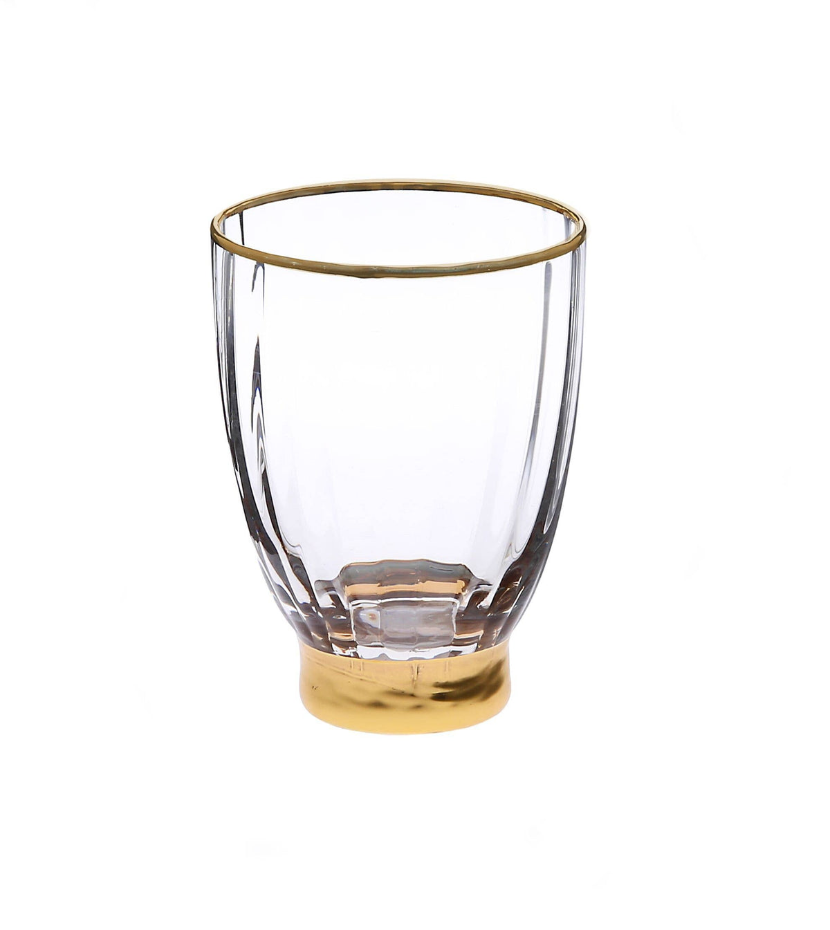 Line Textured Stemless Wine Glass
