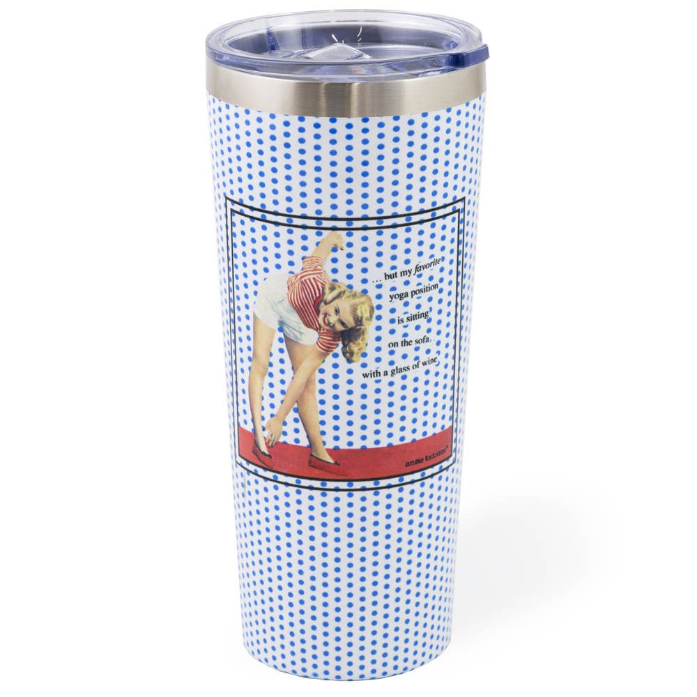 Yoga...Right? Anne Taintor 22oz Tumbler
