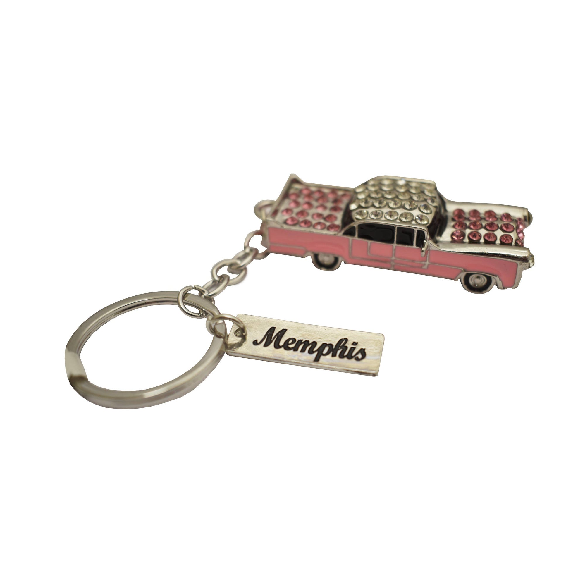 Memphis Keychain - Pink Caddy Bling
