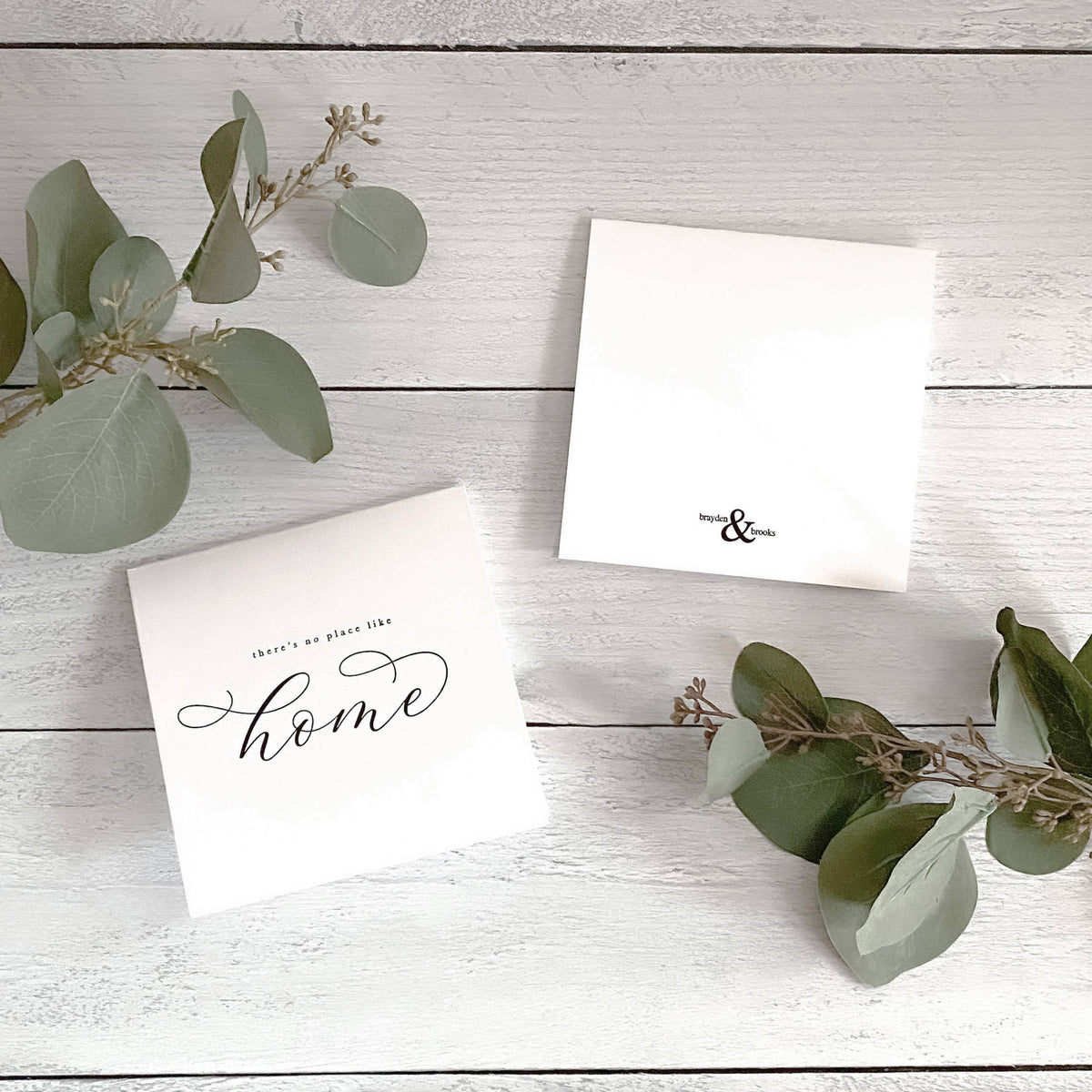 There's No Place Like Home Letterpress Card