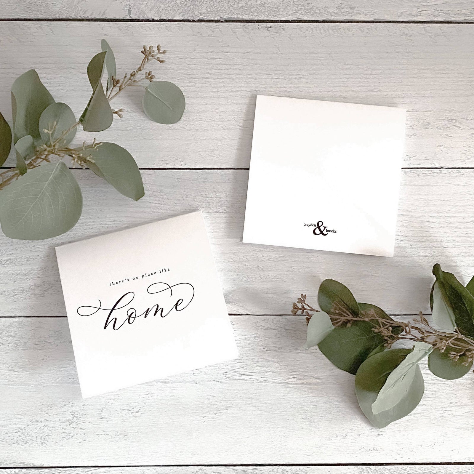 There's No Place Like Home Letterpress Card