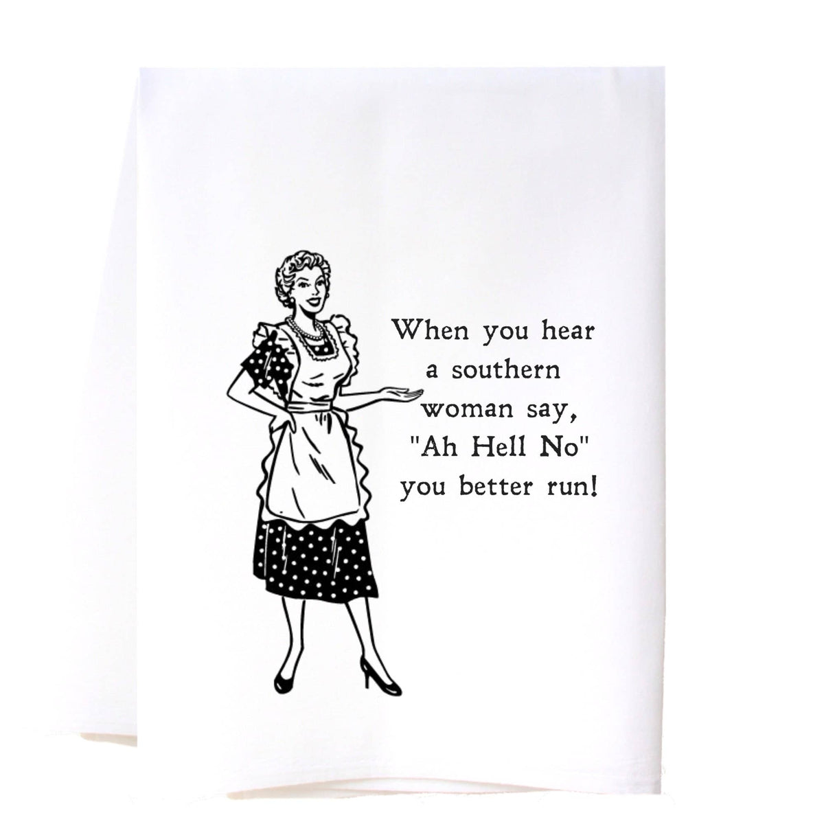 SOUTHERN WOMAN FLOUR SACK TOWEL