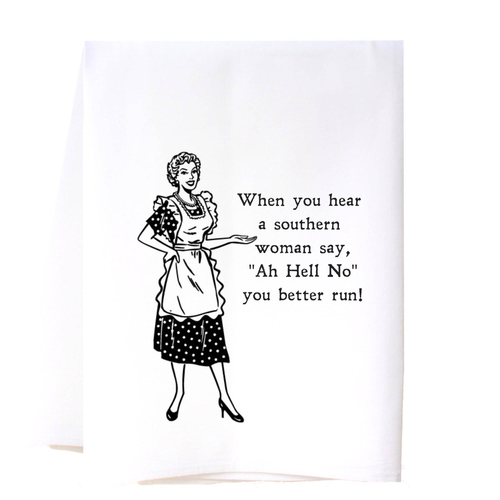 SOUTHERN WOMAN FLOUR SACK TOWEL
