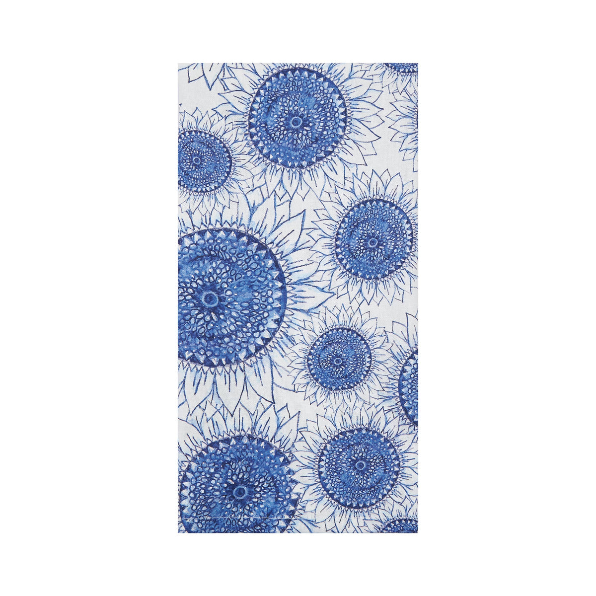 Fall/Harvest Blue Sunflower Kitchen Towel