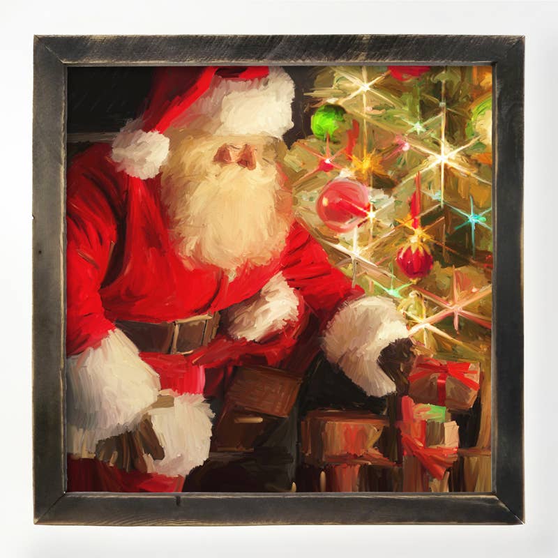 Santa with presents